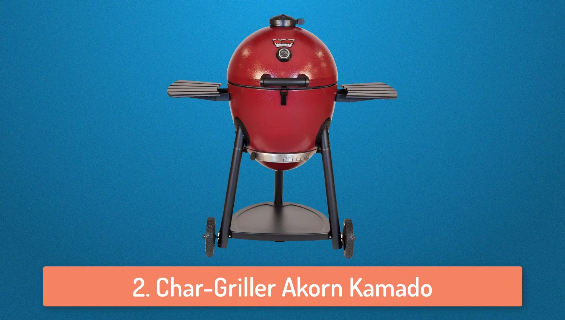 The Char-Griller Akorn Kamado grill.