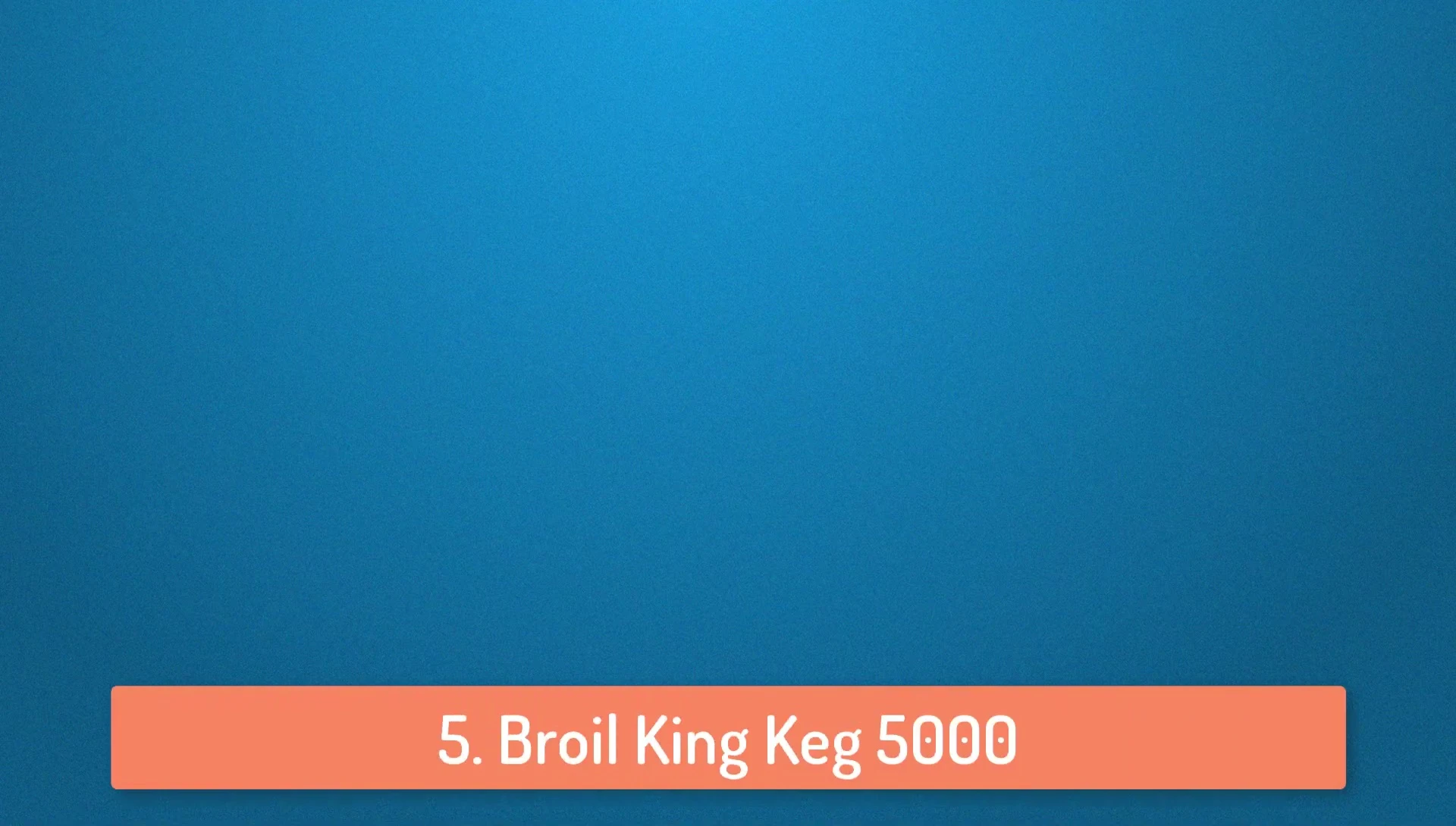 BR King K 5000 grill showcasing its design and features.