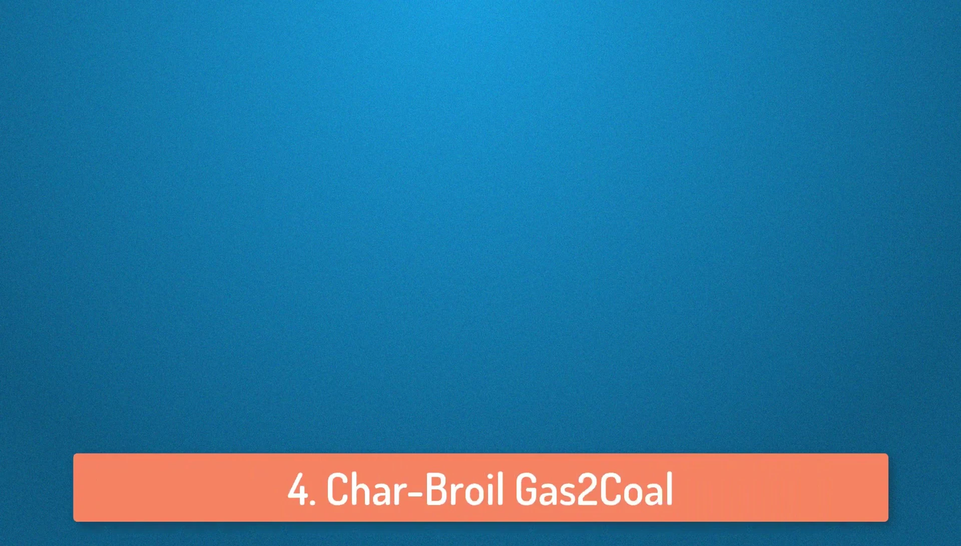 Overview of the Char-Broil Gourmet grill.