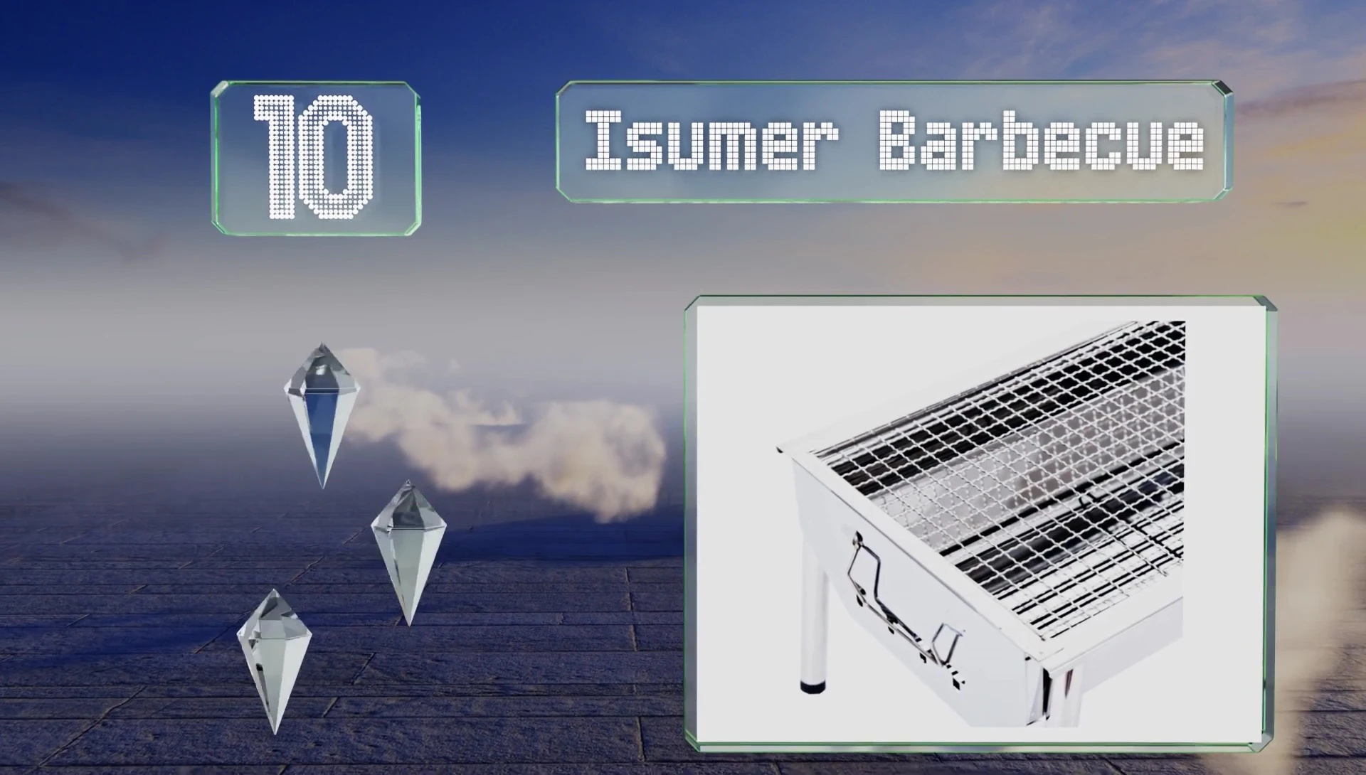 Close-up of the Isomer BBQ grate showing the tight spacing