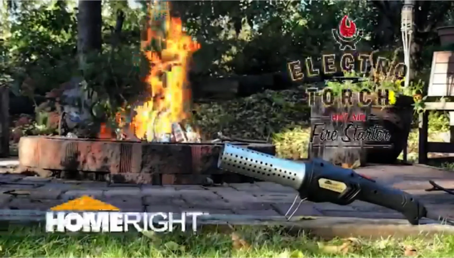 Homelite Electro Torch in use
