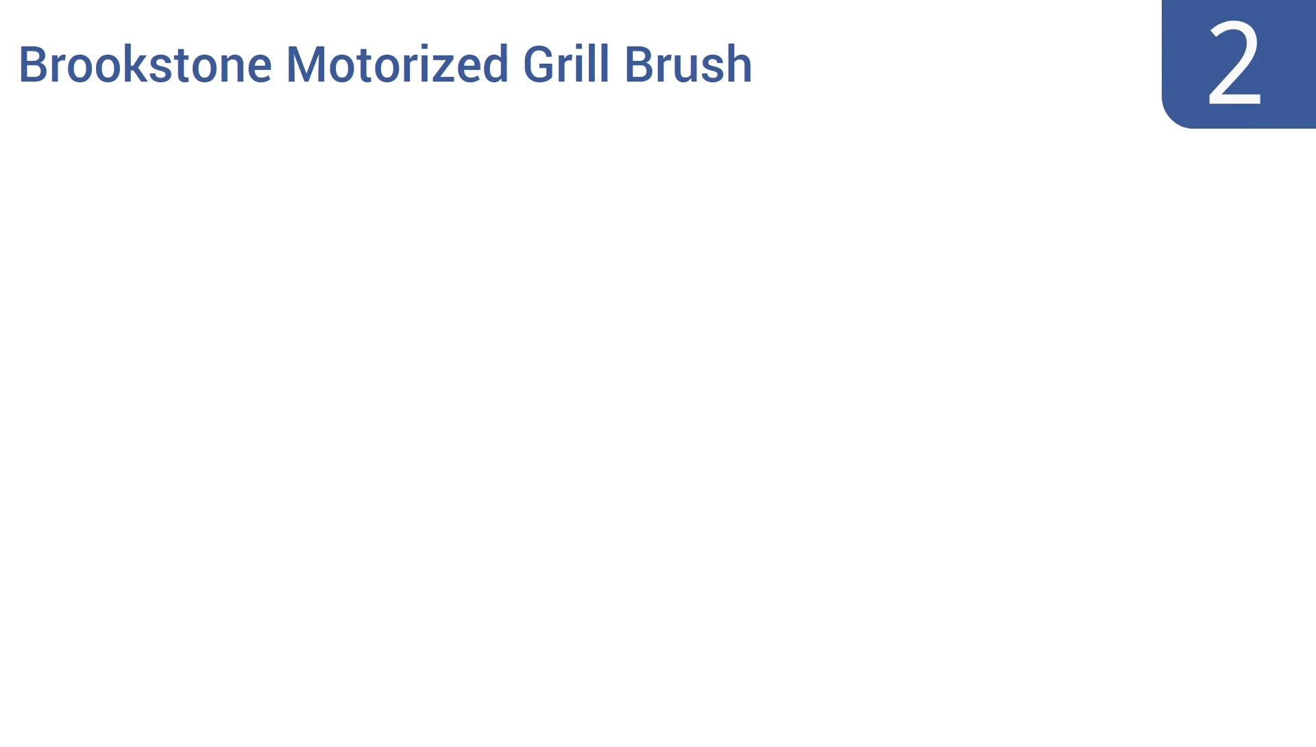 Bookstone Motorized Grill Brush