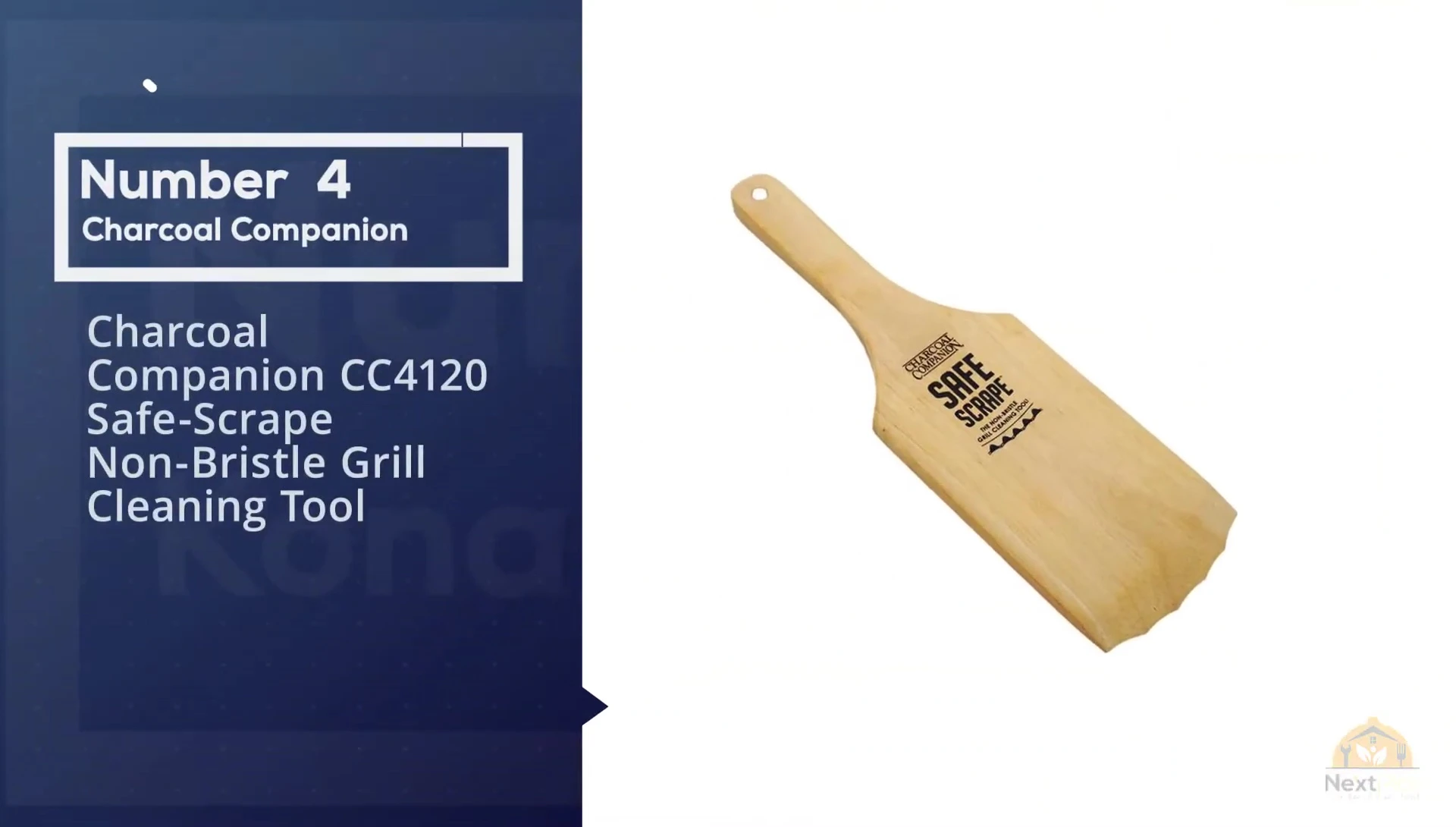 Charcoal Companion CC4120 Safe Scrape Grill Cleaning Tool