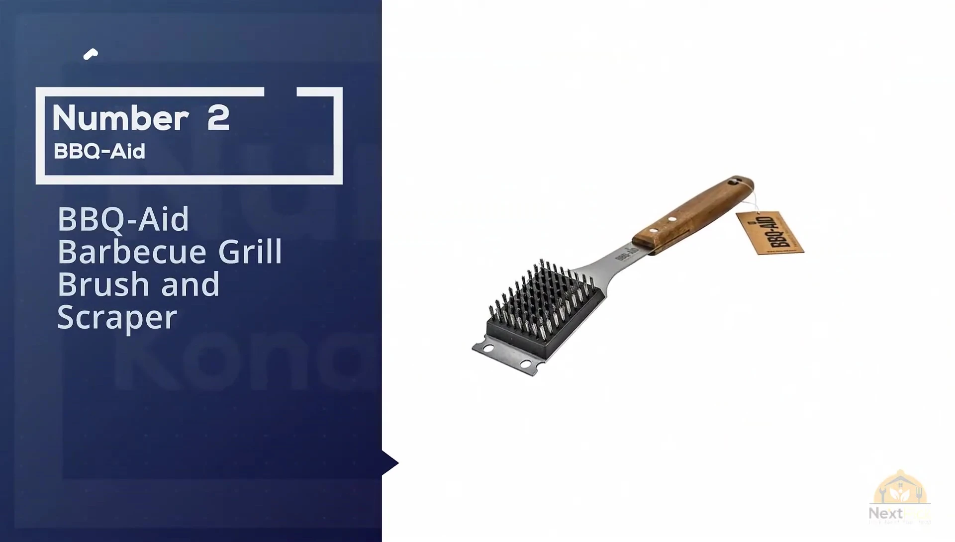 The Barbecue Grill Brush and Scraper shown