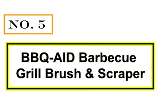 The Barbecue 8 grill brush and scraper set