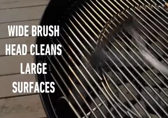 Demonstration of using the wide and short sides of the Weber brush