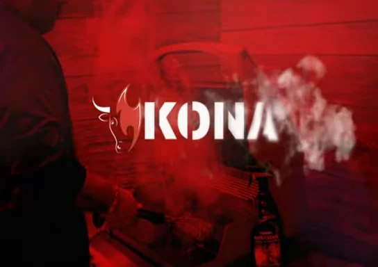 Highlighting the bristle-free design of the Kona brush