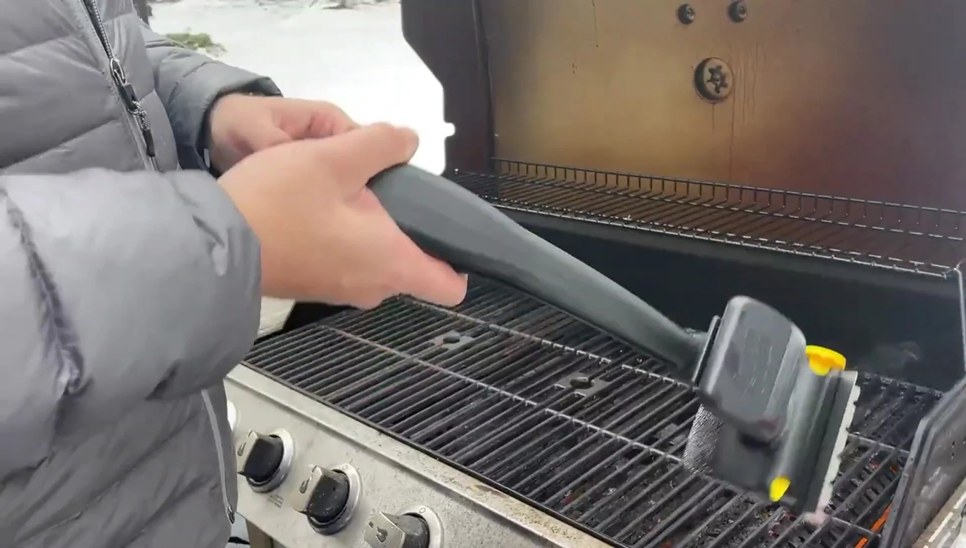 Highlighting the bottle opener feature.