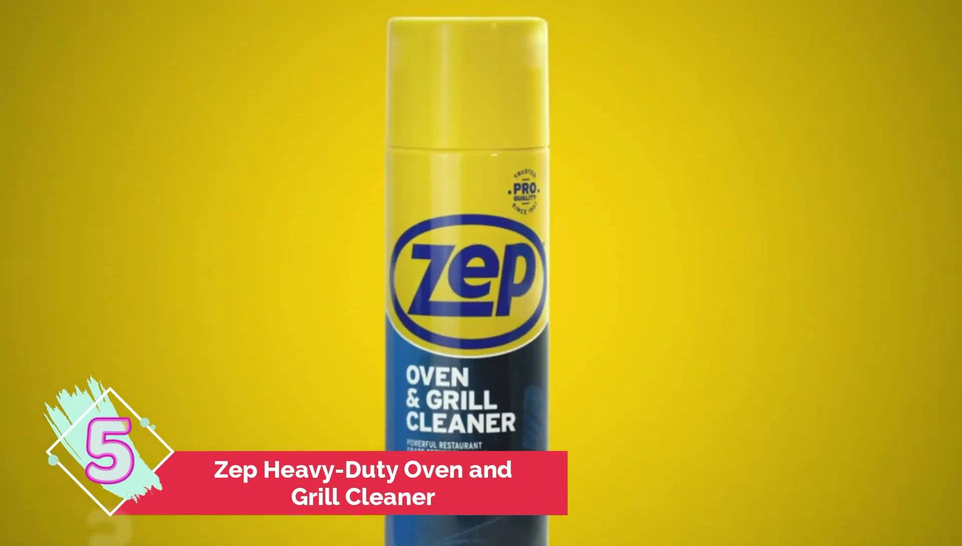 Zep cleaner being applied to a surface