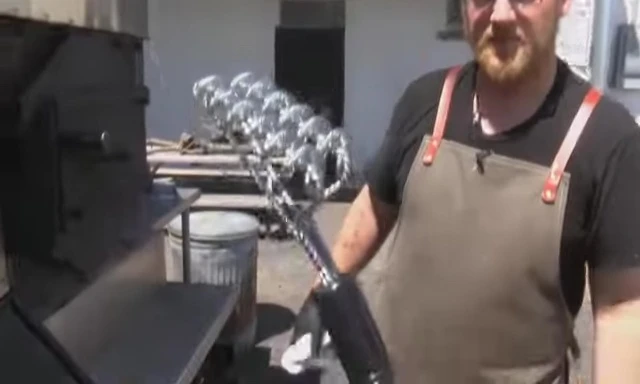 The Great Valley brush being used.