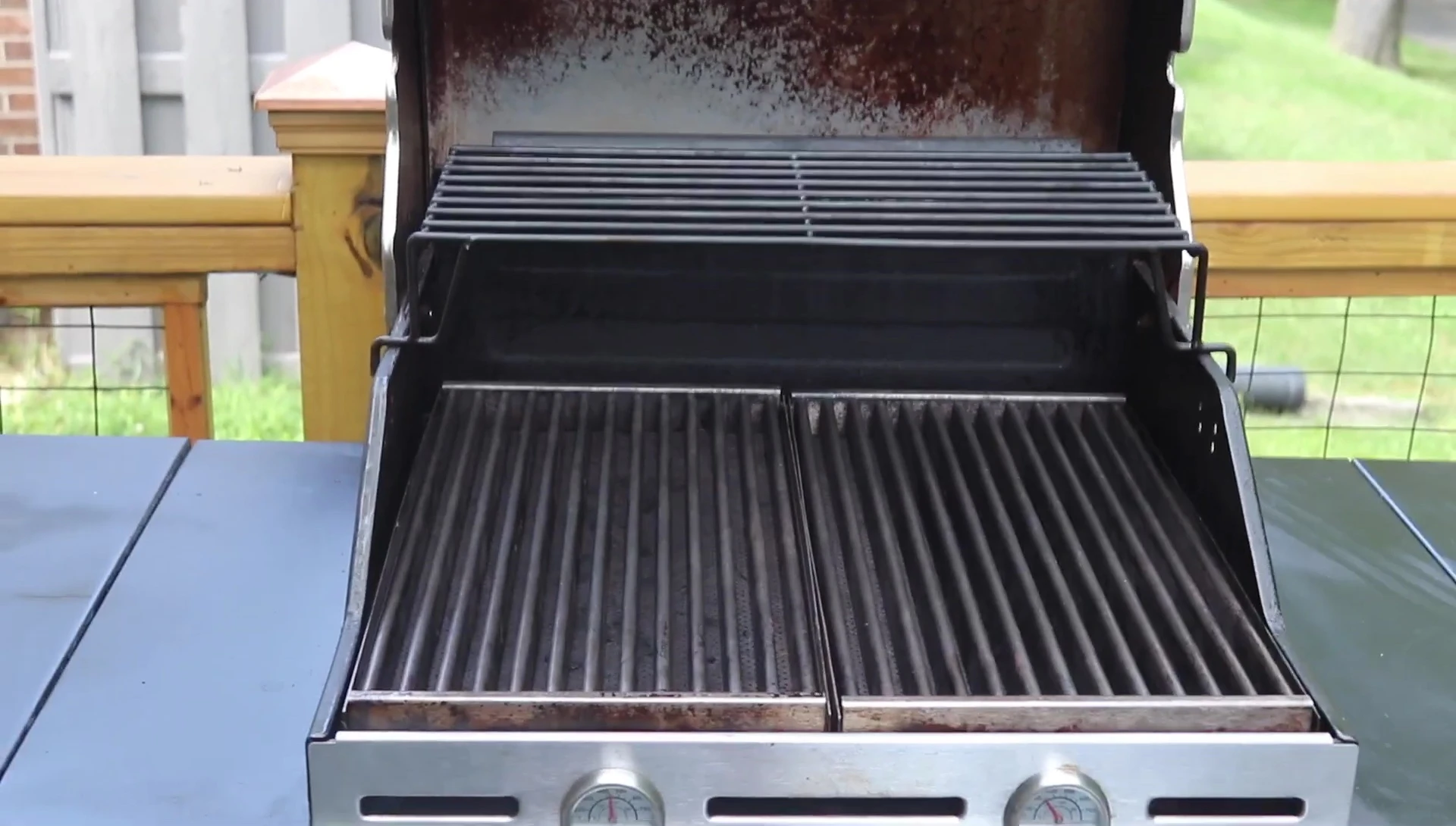Reassembling the grill