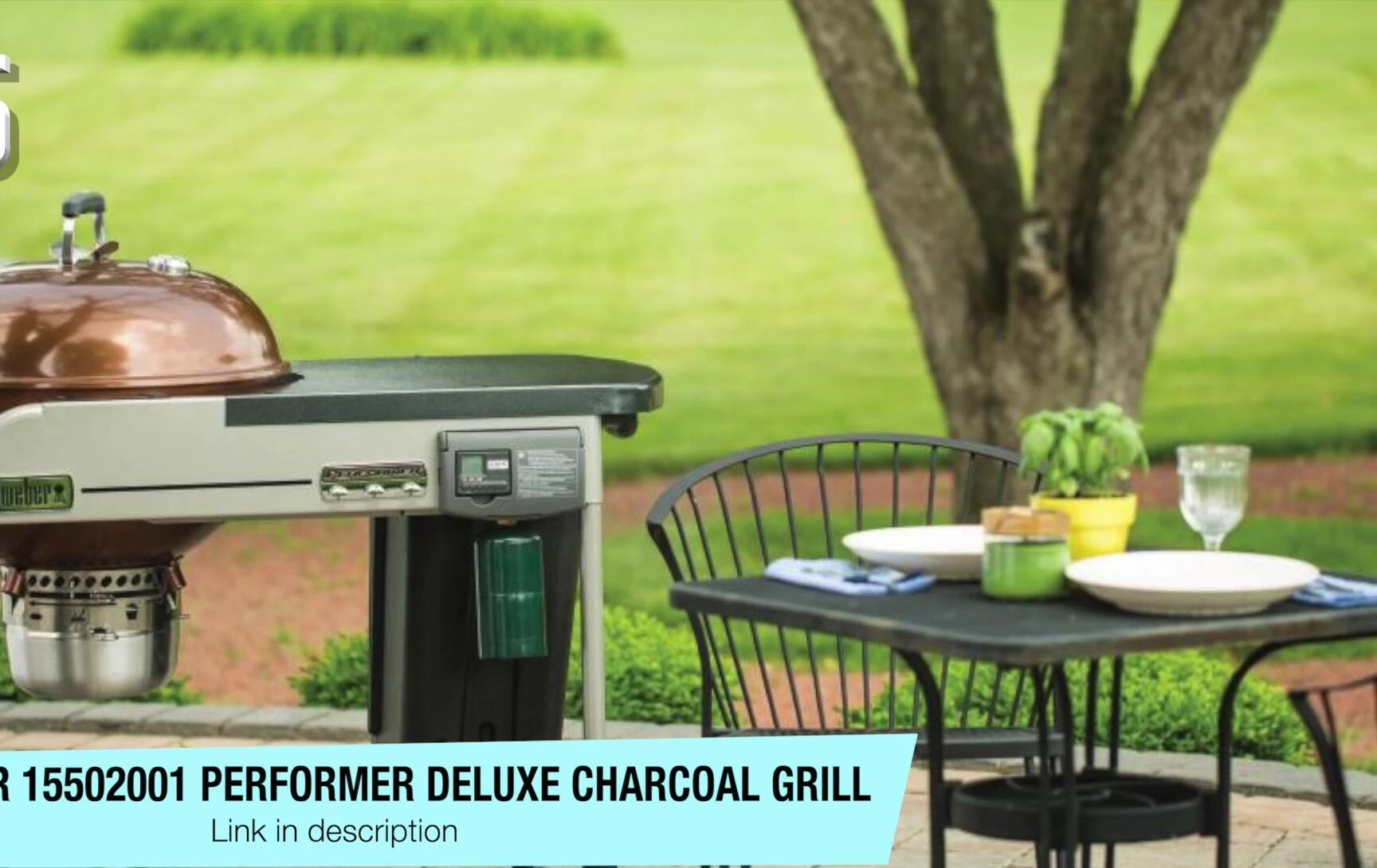 Weber Performer Deluxe Charcoal Grill overview