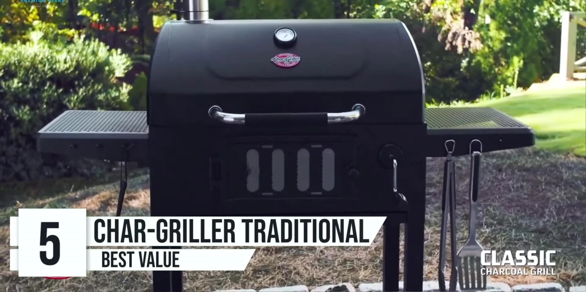 Char-Griller Traditional Charcoal Grill overview