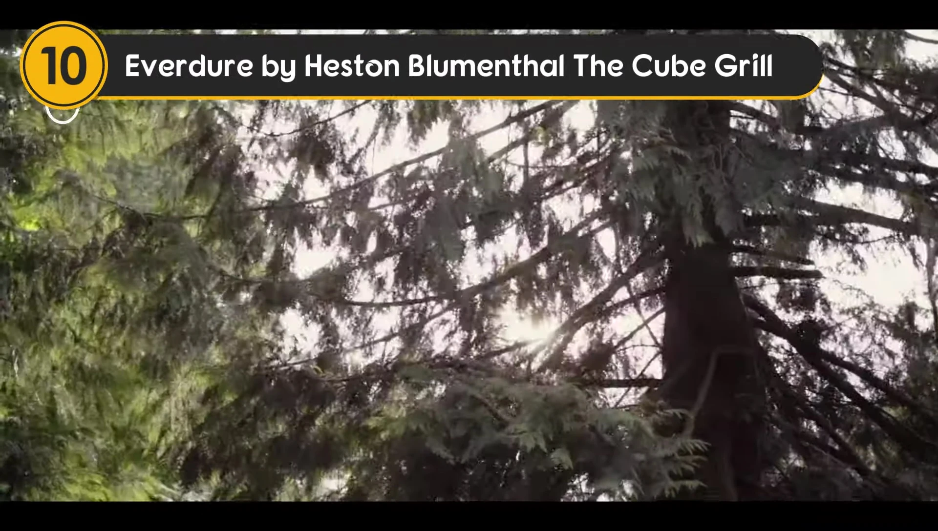 Hon Blumenthal's Cube Grill demonstrating its compact and portable design.