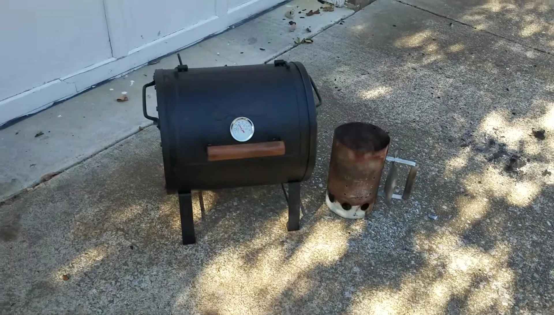The grill showing overall condition