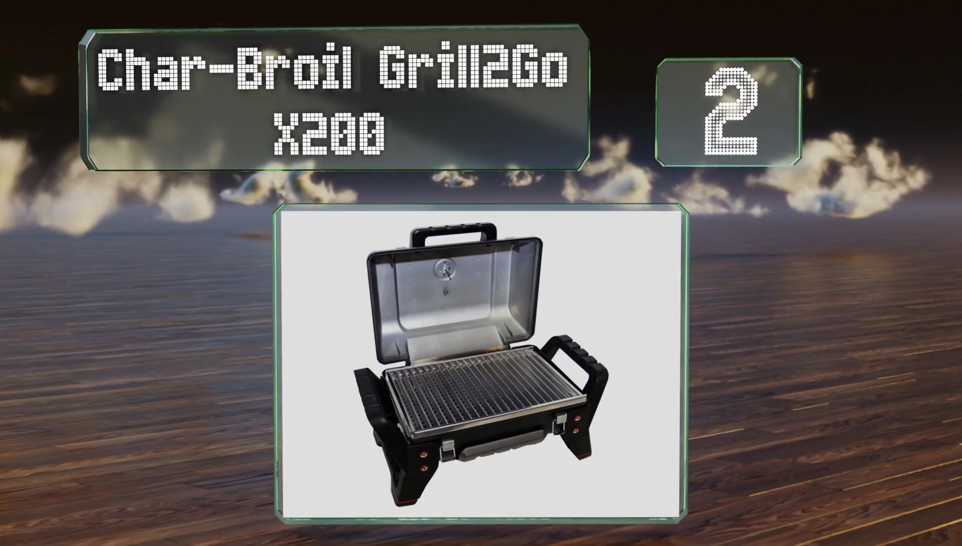 Charbroil Grill2Go X200 showing its handles