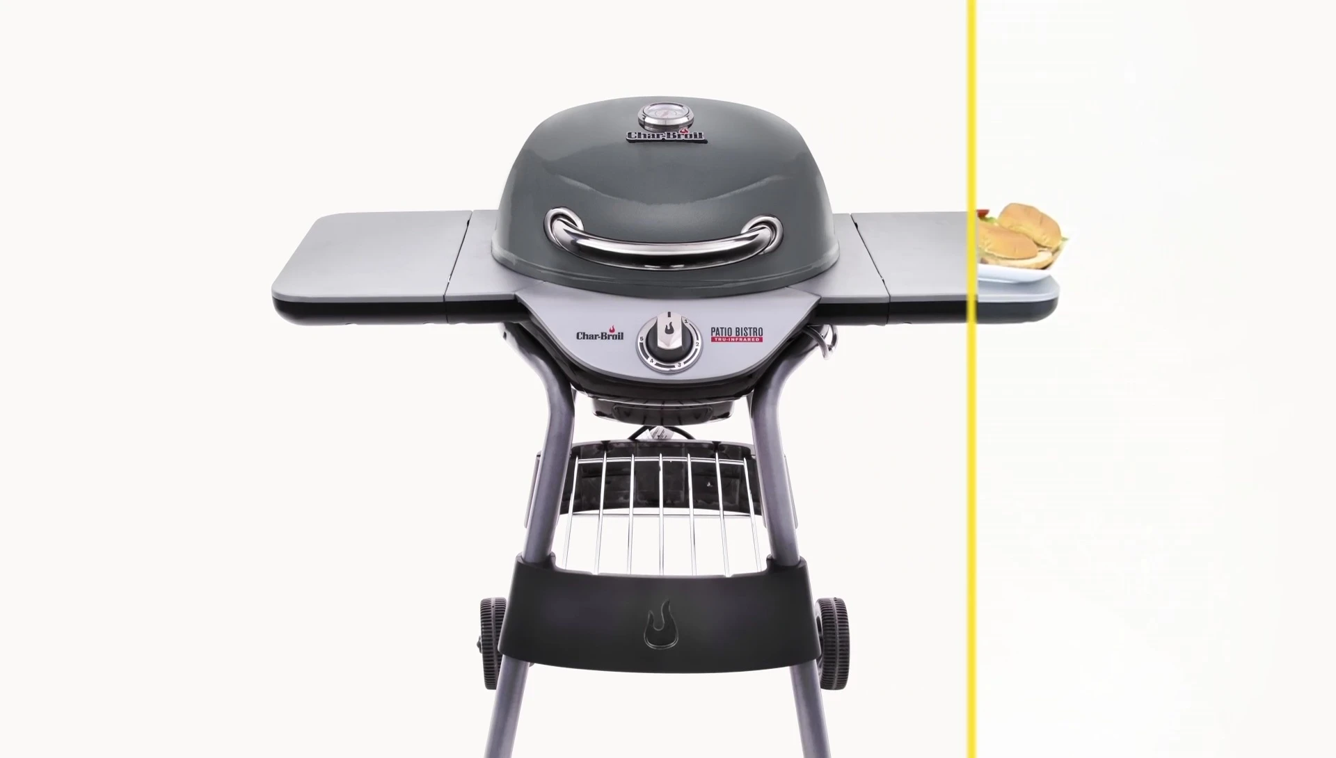 Overall view of the grill