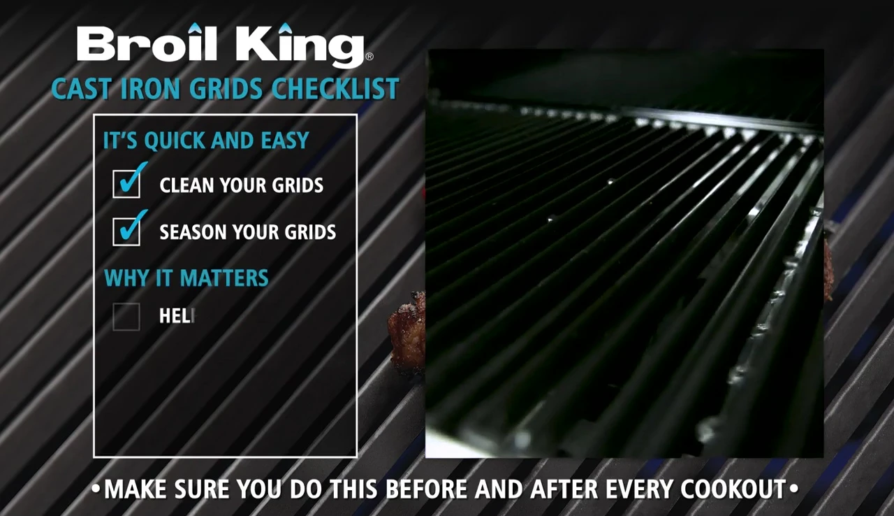 Benefits of seasoning cast iron grates