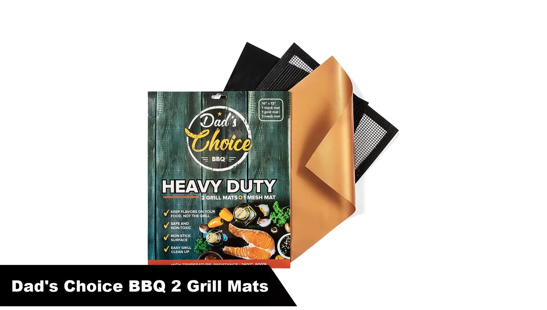 The Dad's Choice BBQ grill mats