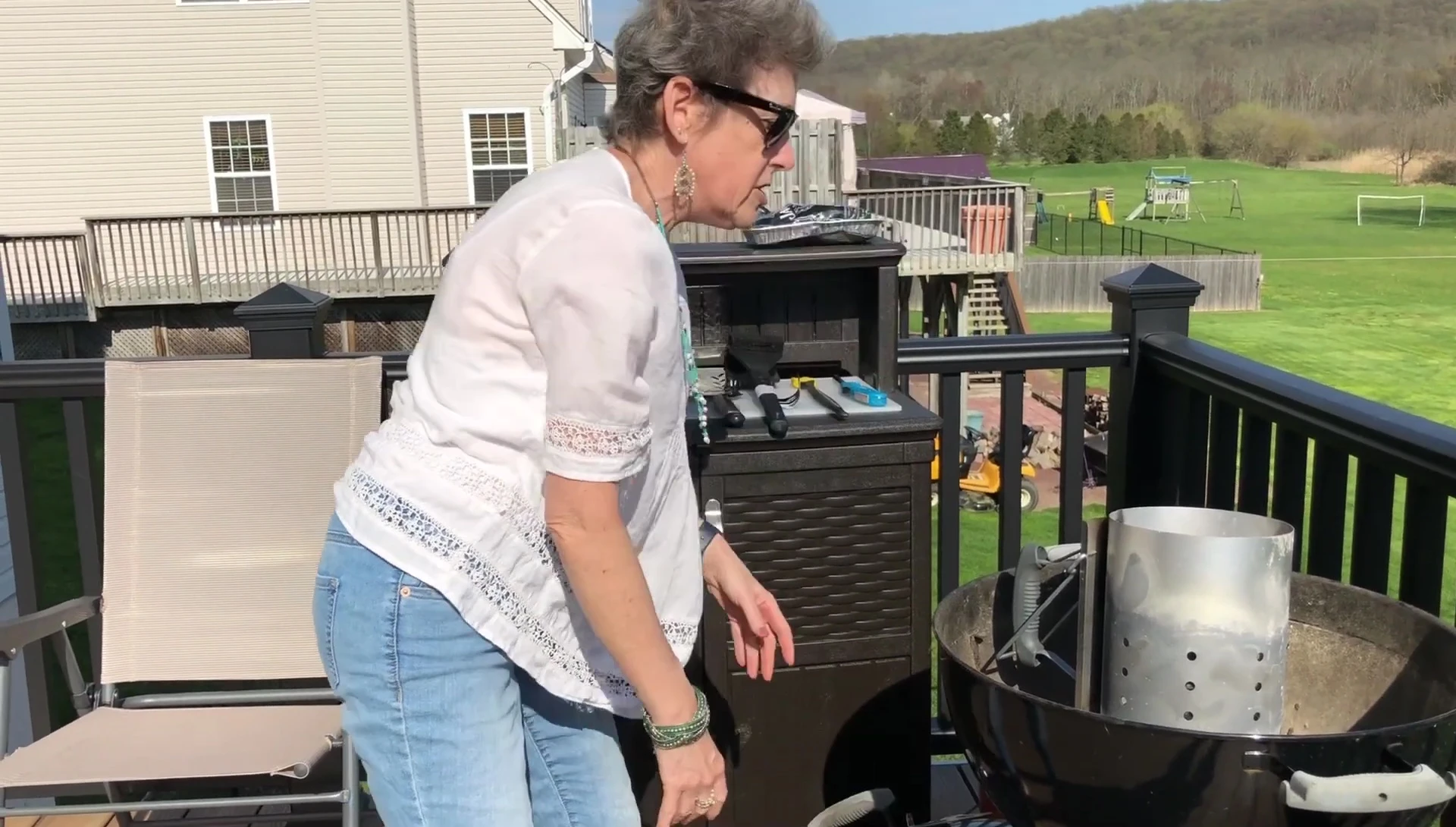 Grilling tools and chimney starter