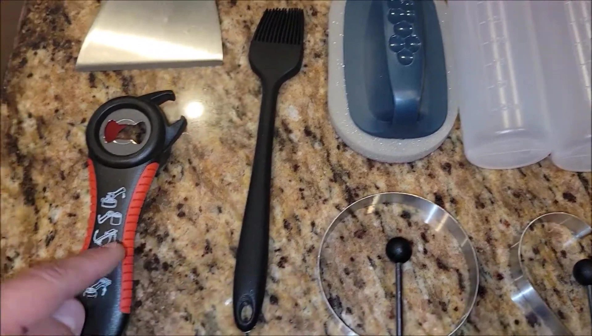Close up of the multi-tool opener.