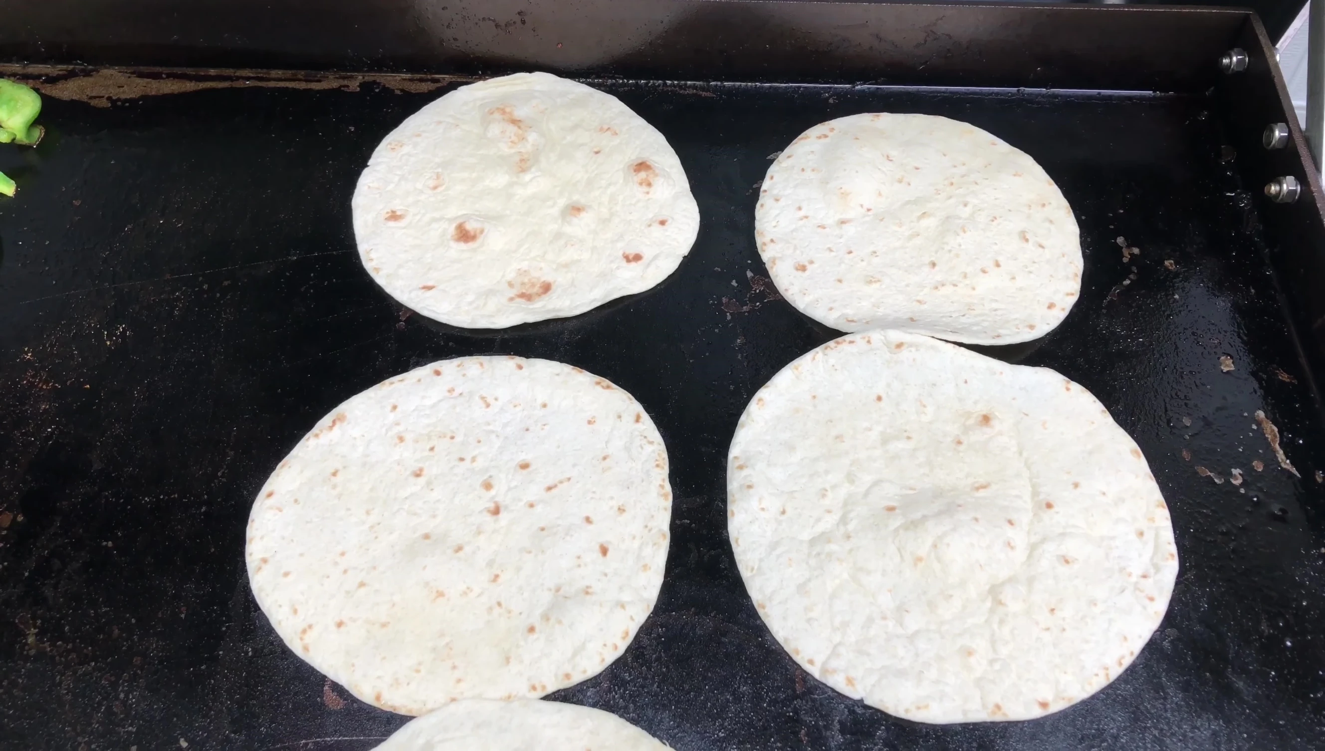 The reviewer is flipping tortillas