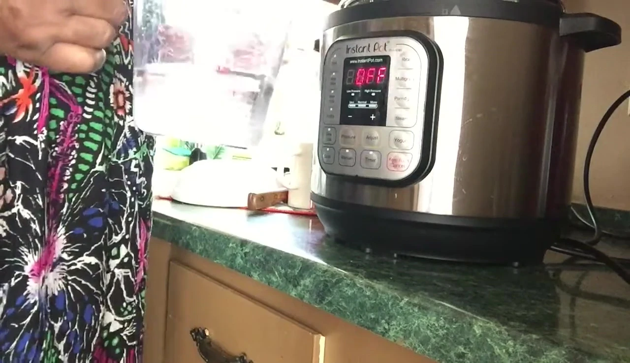 Adding water to the Instant Pot