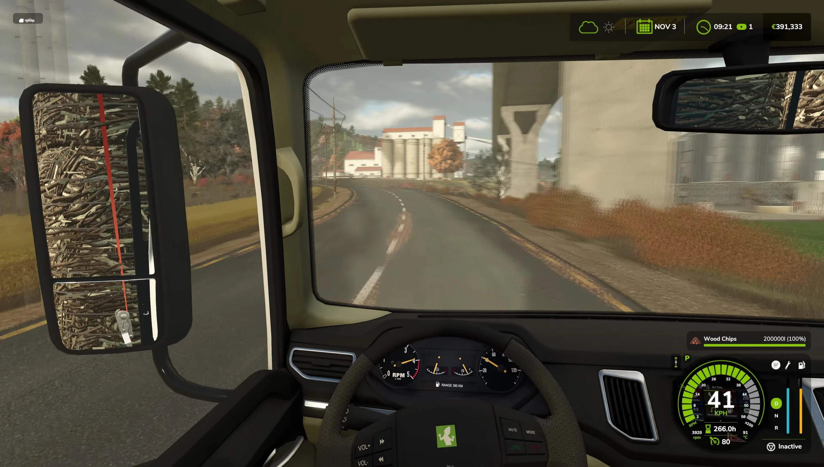 A shot showcasing the wheel loader in action.