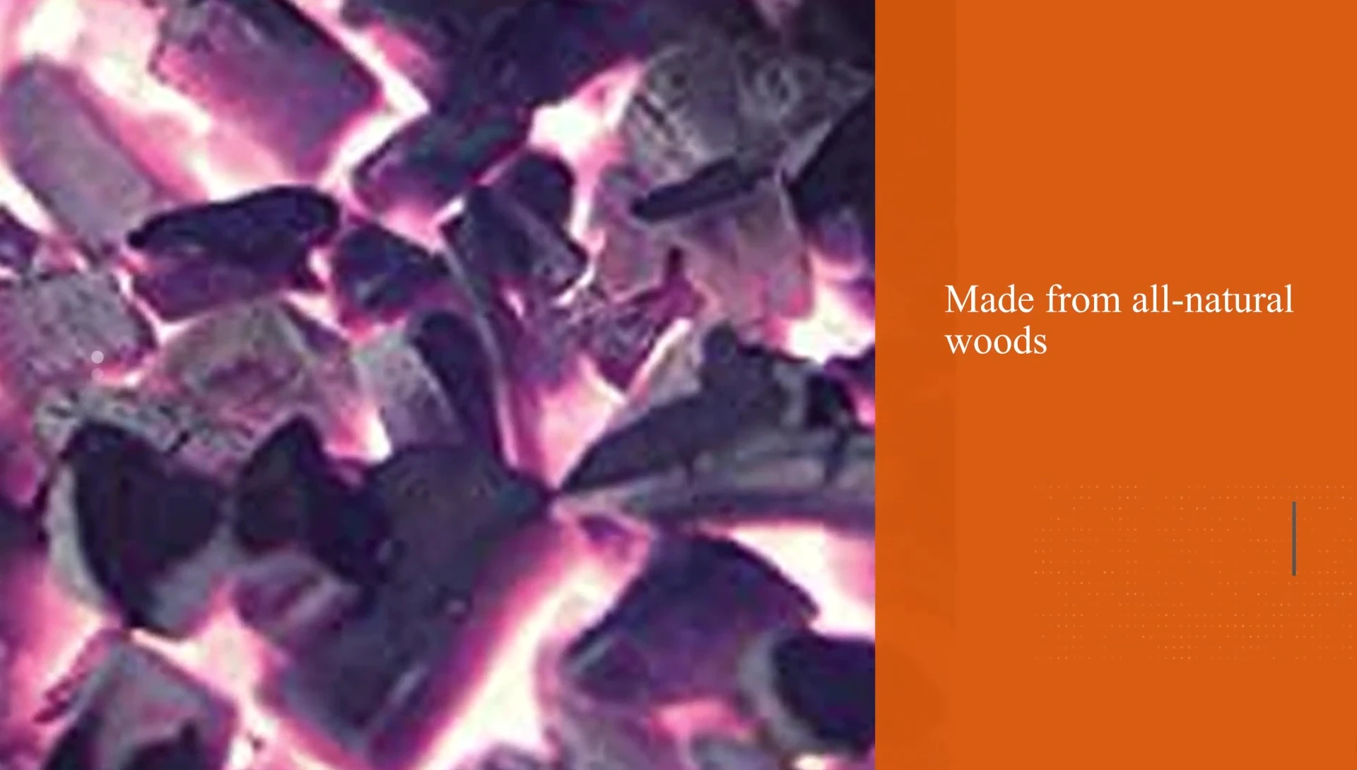 Description of wood blend and flavor profile