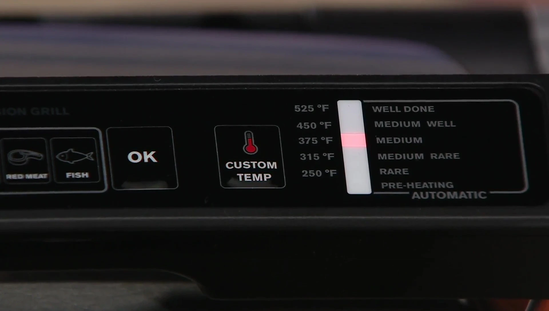 Host highlighting the internal sensors of the grill.