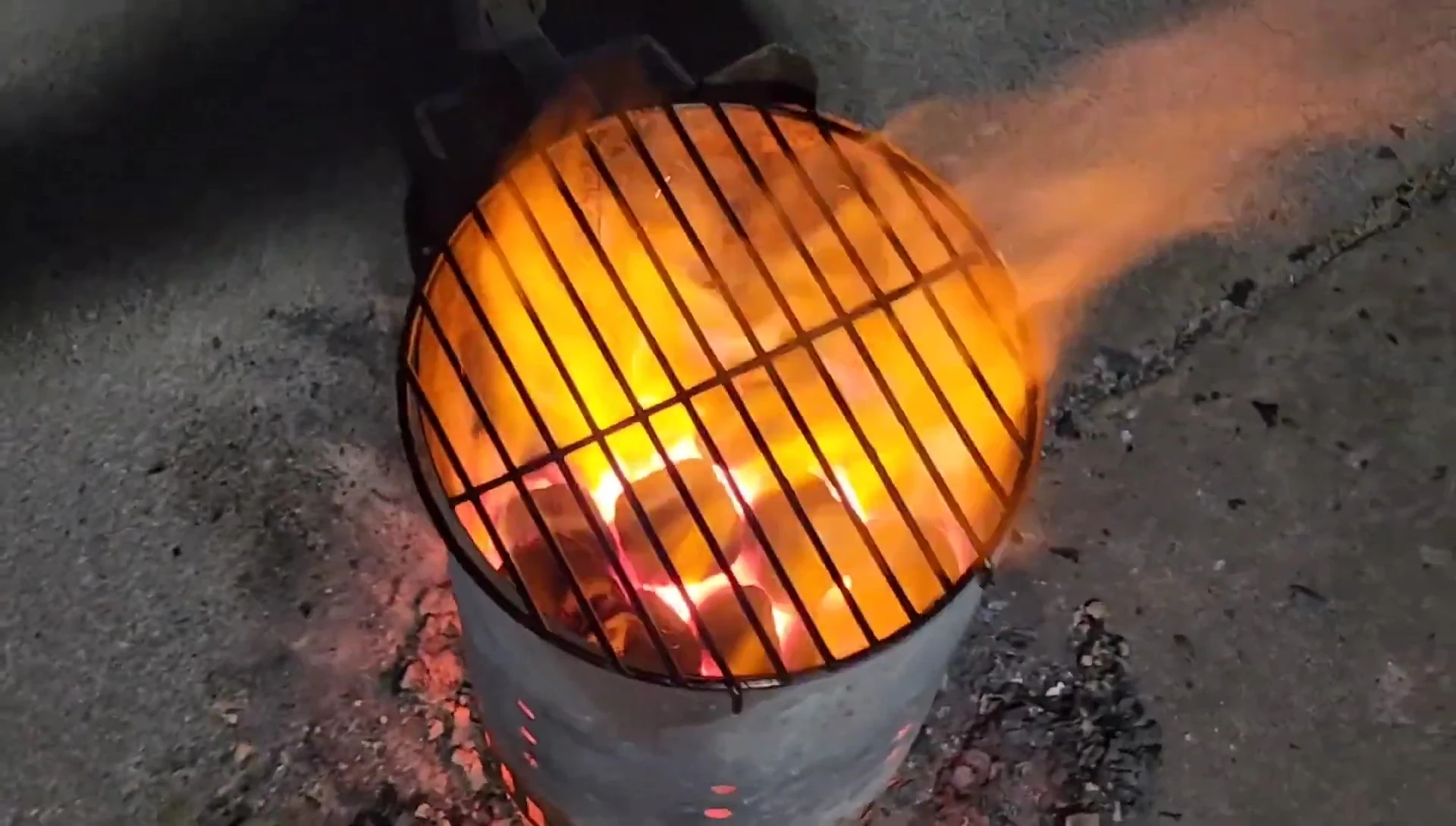 Steak on the grill