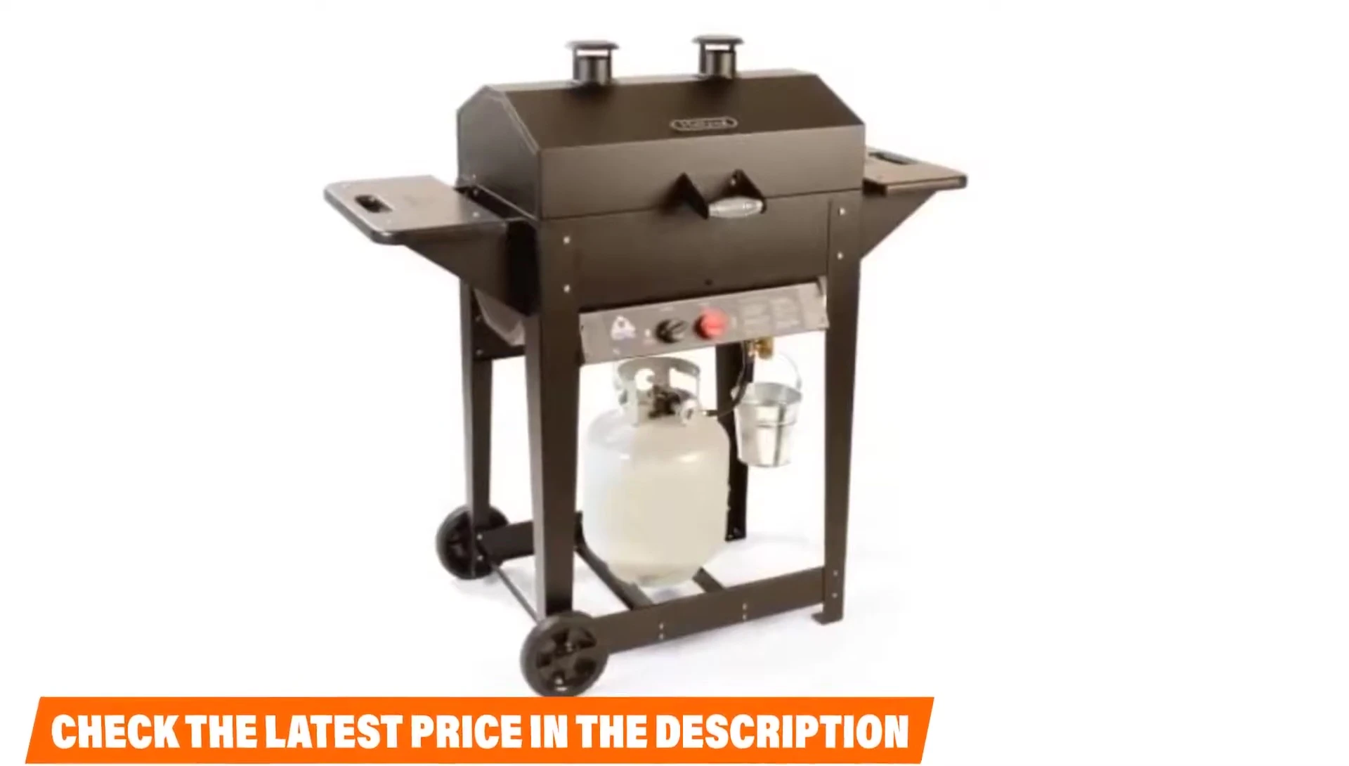 The easily accessible hanging drip bucket of the Holland grill