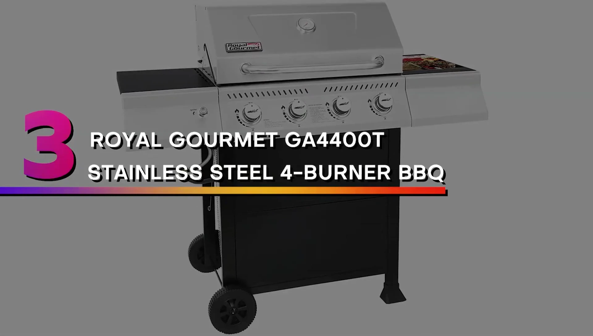 Royal Gourmet GA4400T Stainless Steel Grill overview