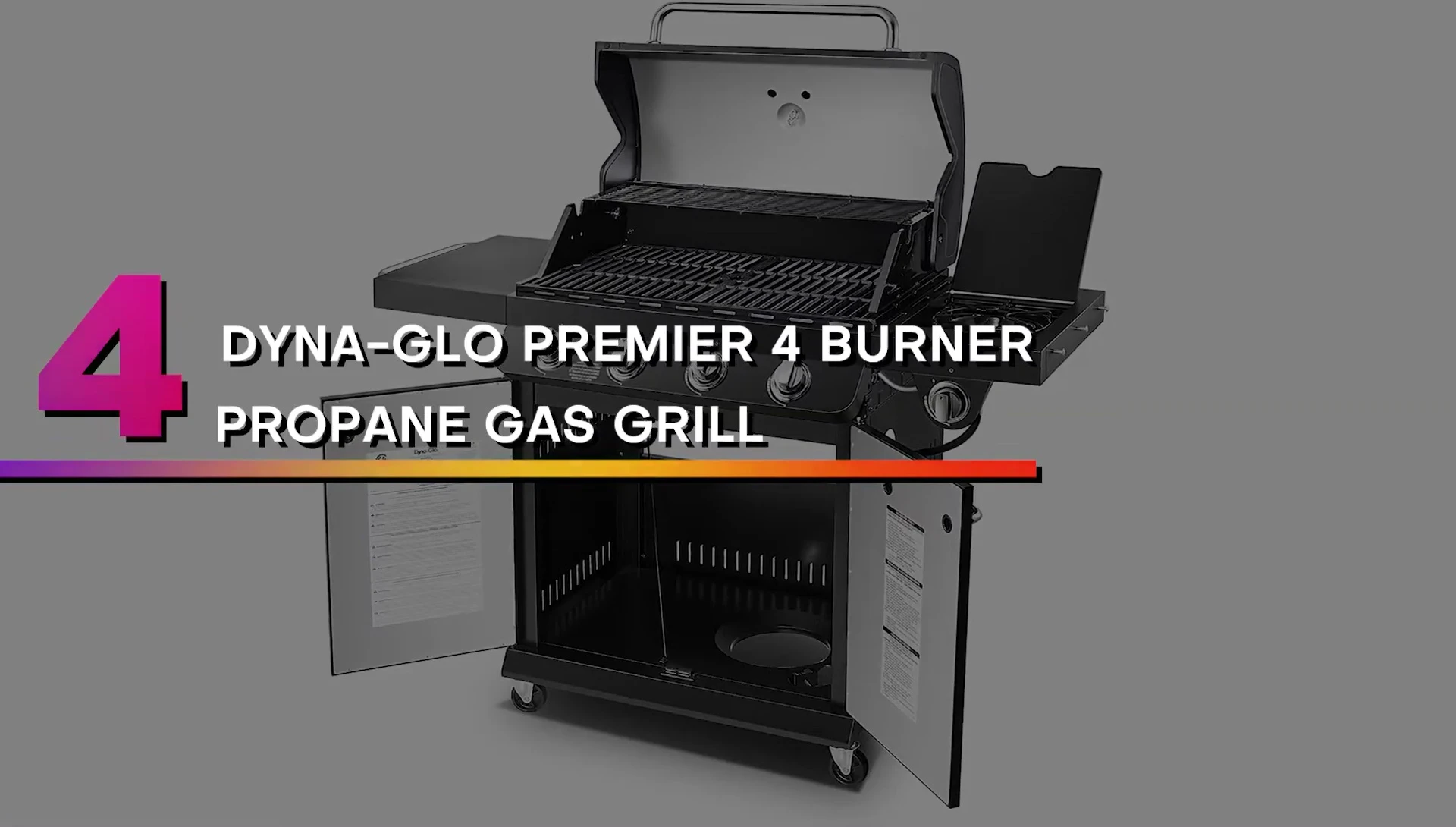 Dyna-Glo Premiere 4-Burner Gas Grill showcased