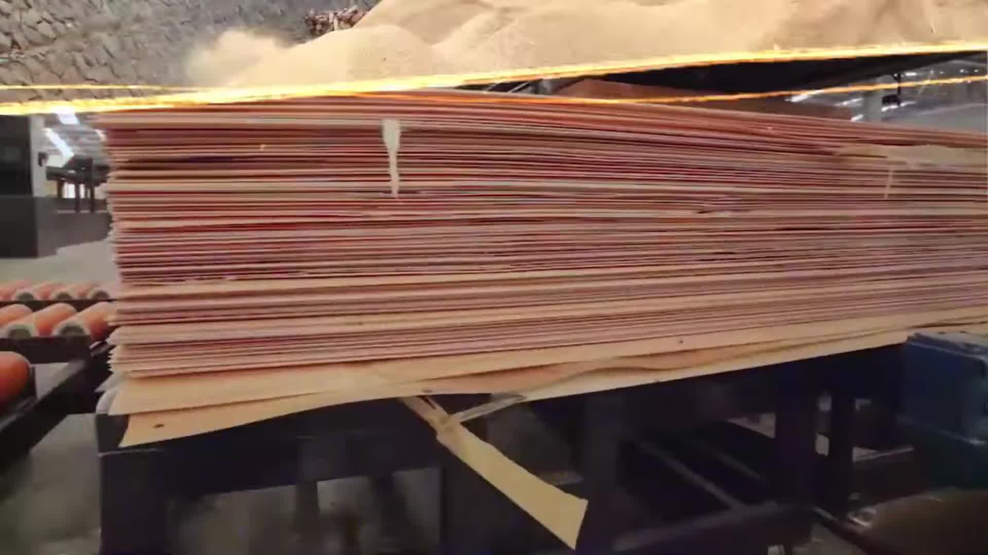 Close-up shot of the Timbertime wood chipper in action, showcasing its destructive power.