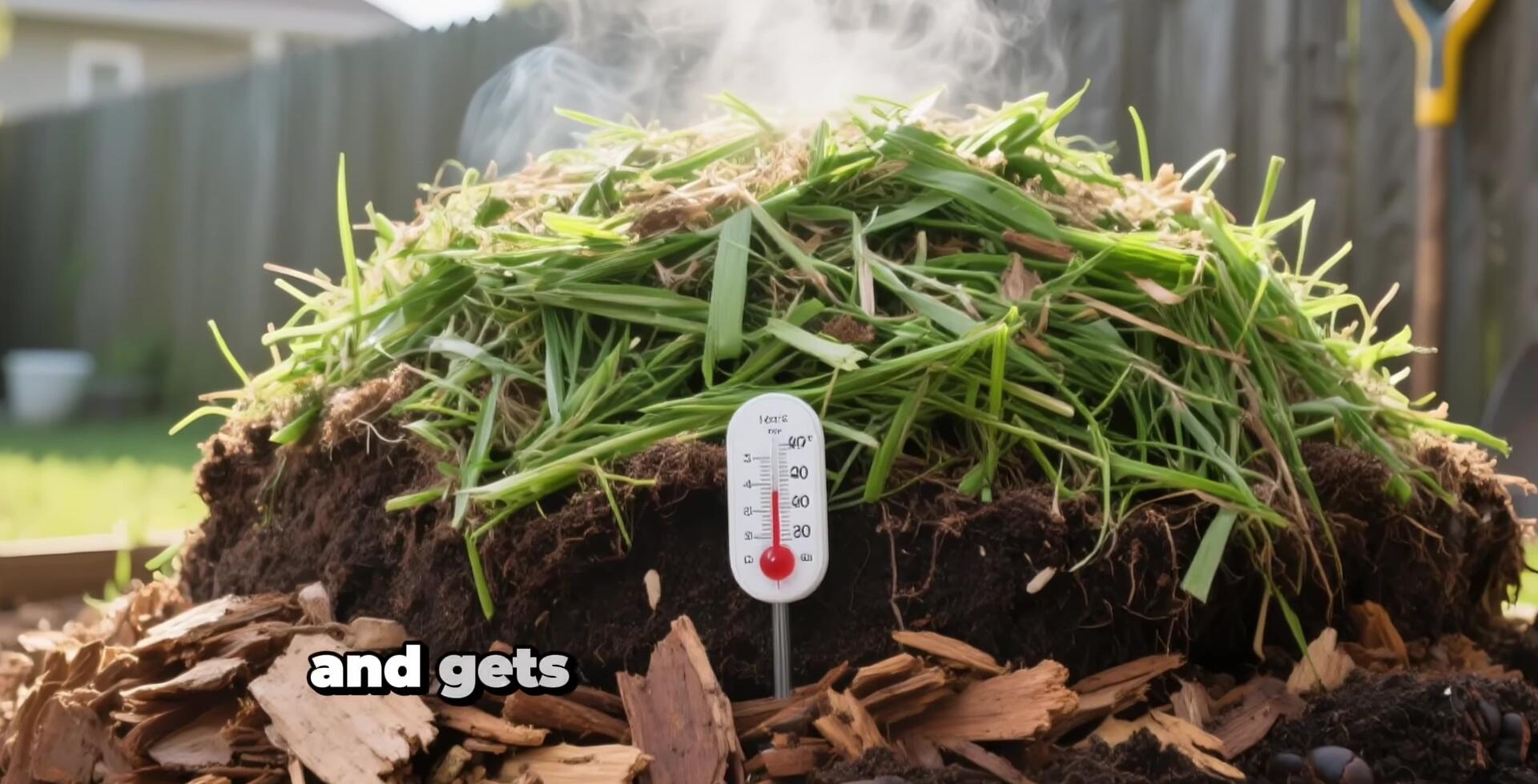 A graphic showing the balanced mix of carbon and nitrogen.