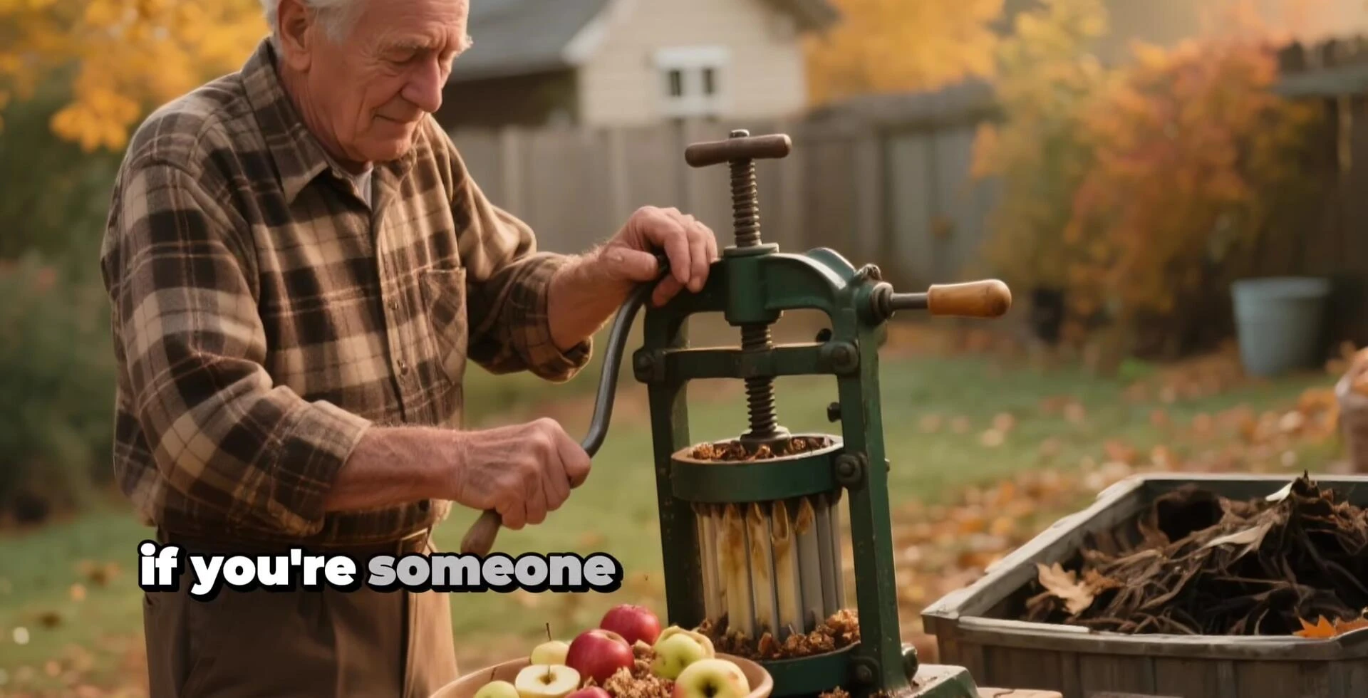 Mention of apple pomace.