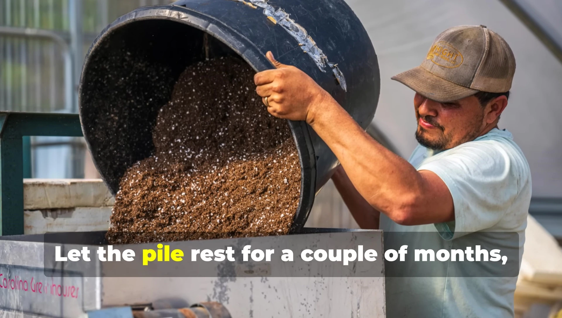 Mature compost