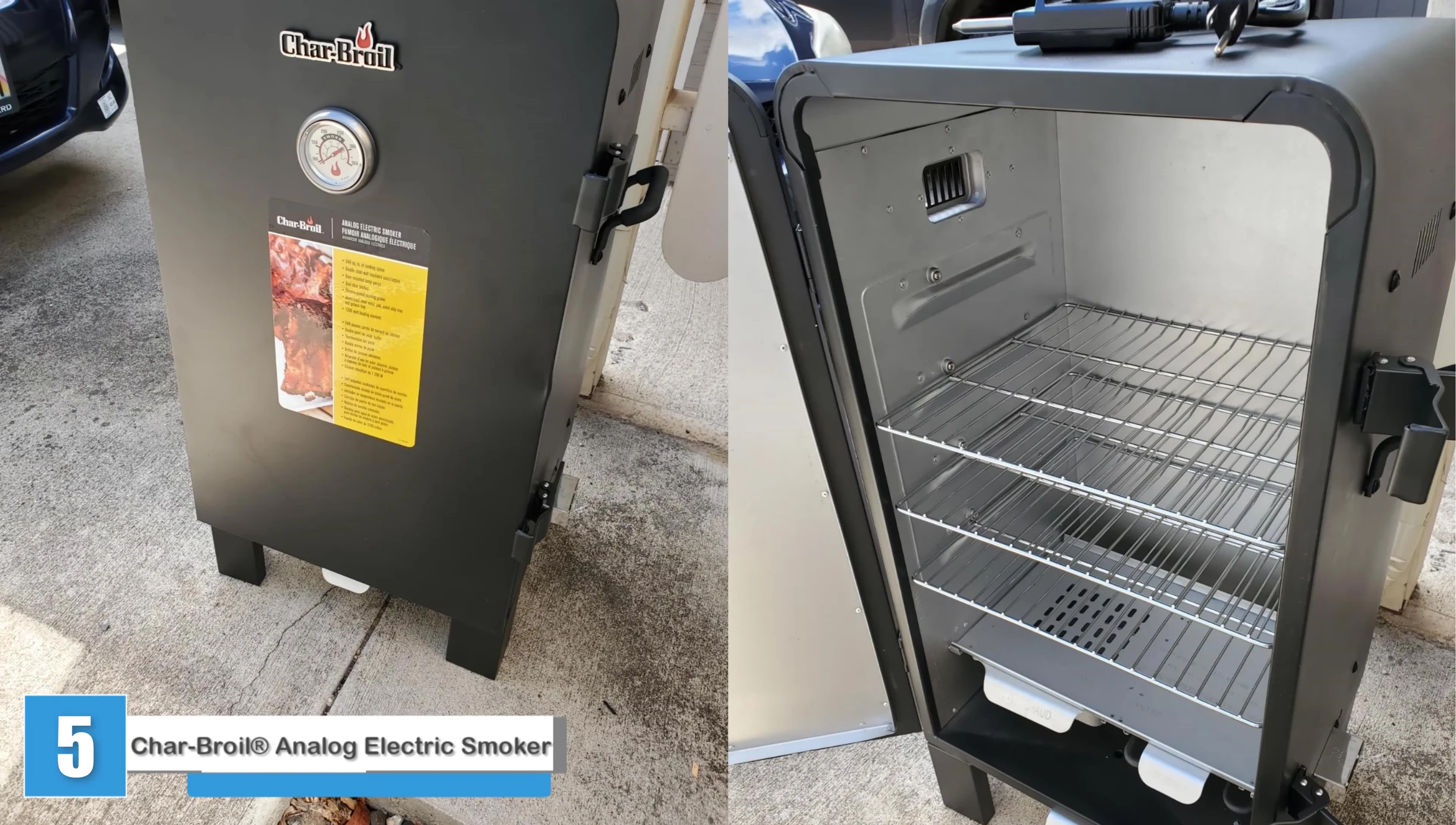 Char-Broil Analog Electric Smoker overview