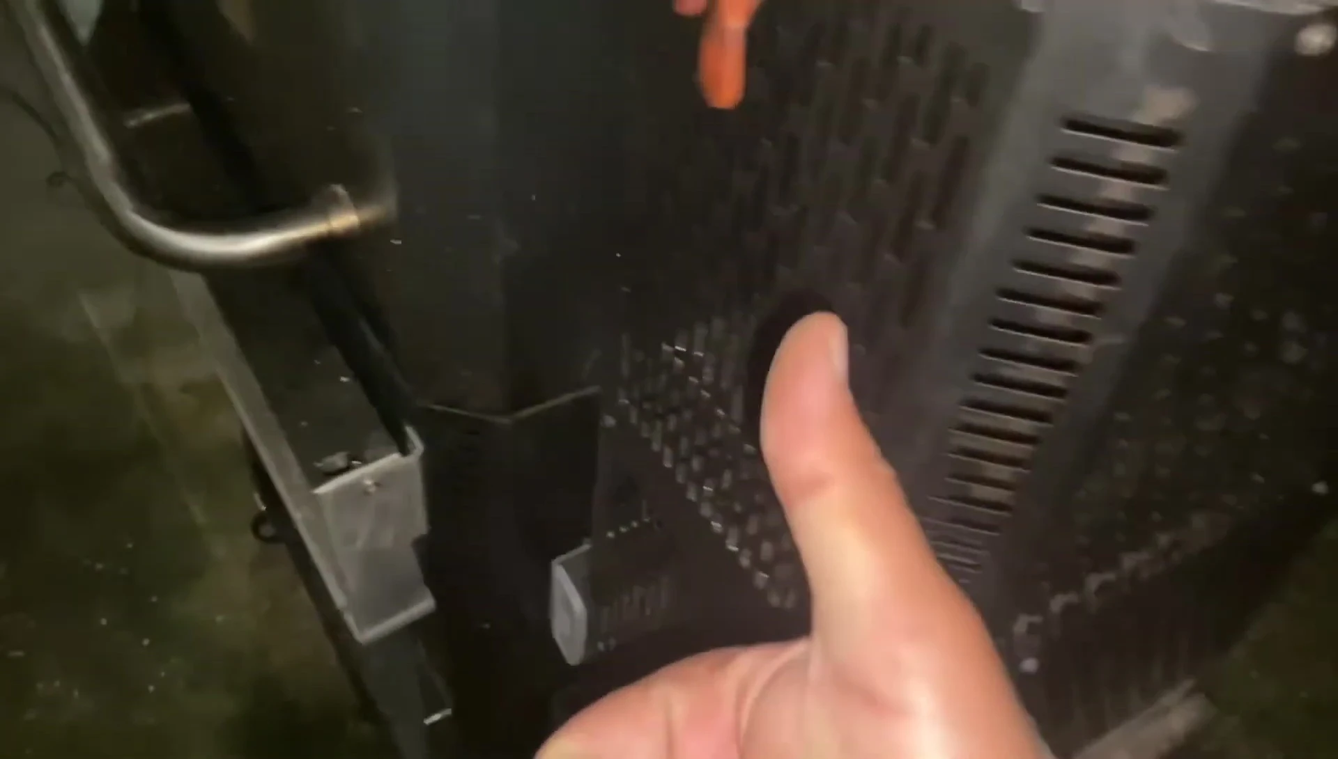The reviewer giving a thumbs up