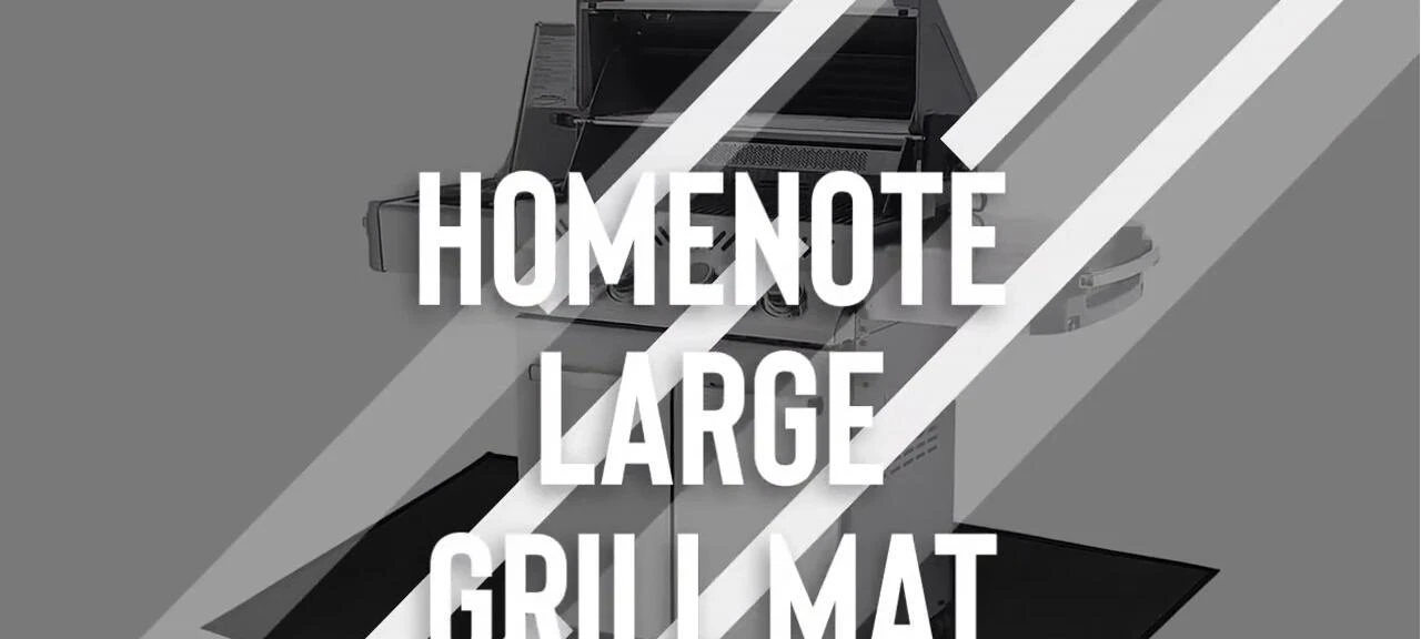 Showcase of the larger Home Note grill mat.