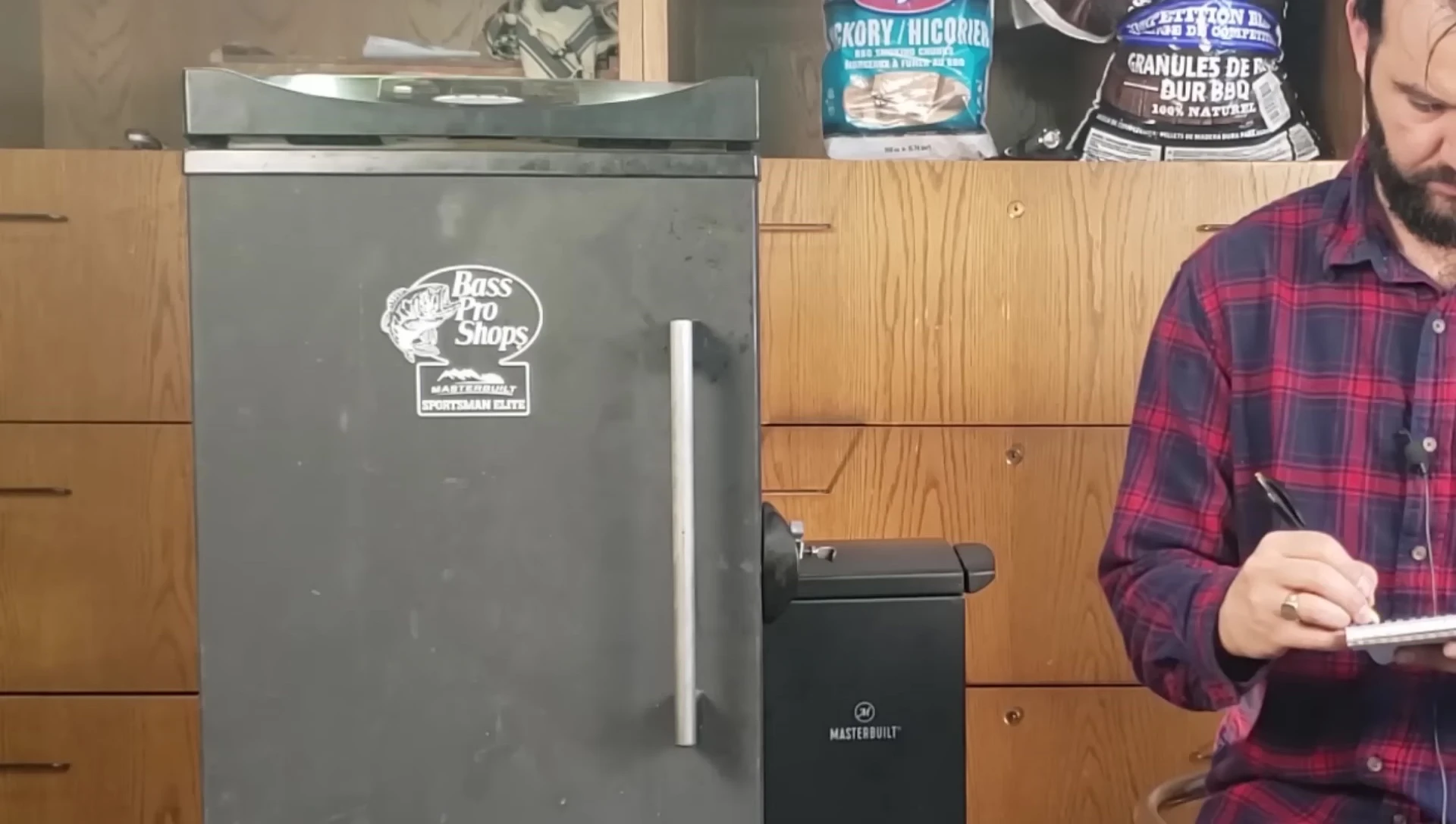 The Masterbuilt Electric Smoker with the modifications described.