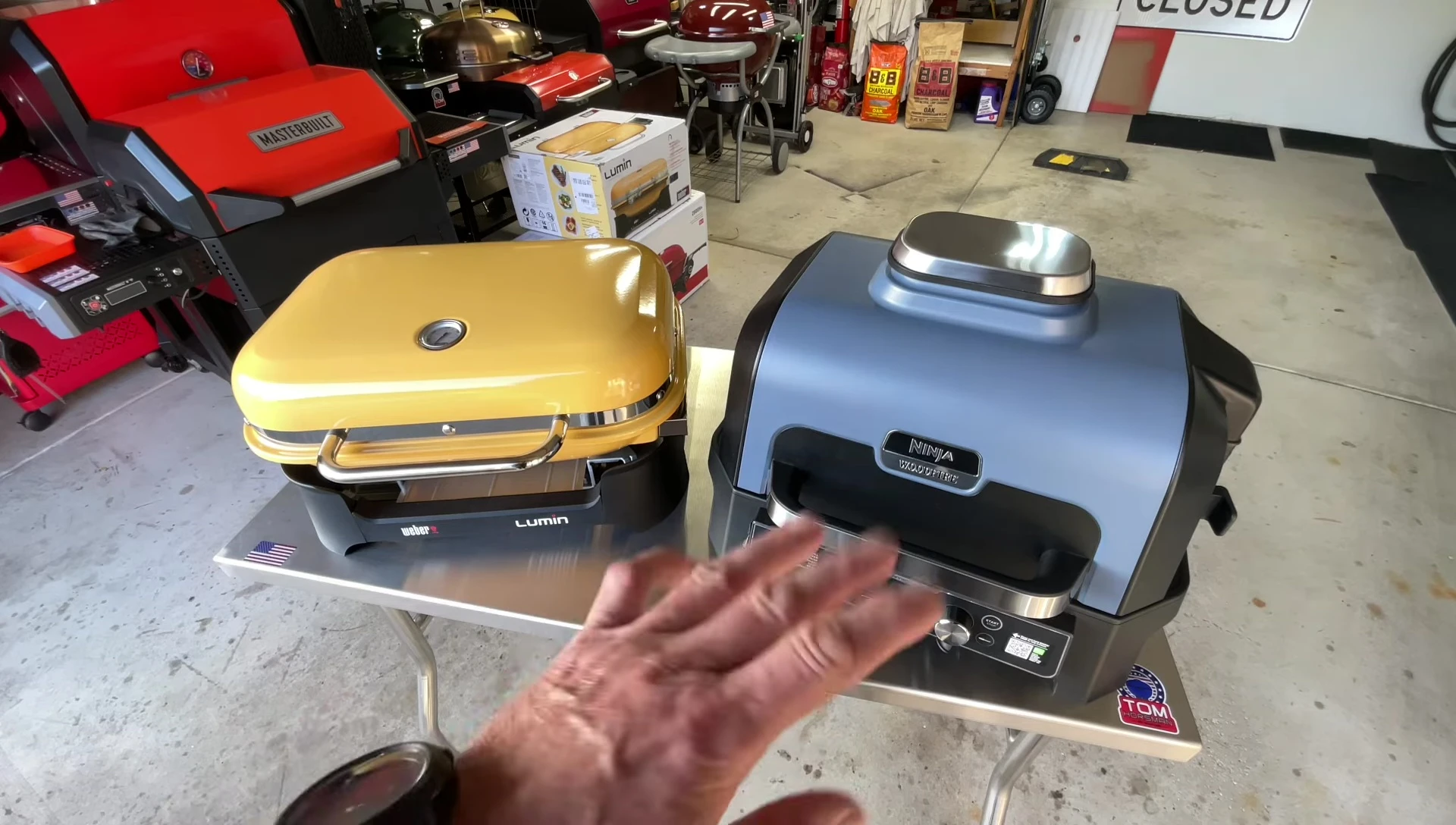 Amazon price listing for the Ninja Woodfire grill.