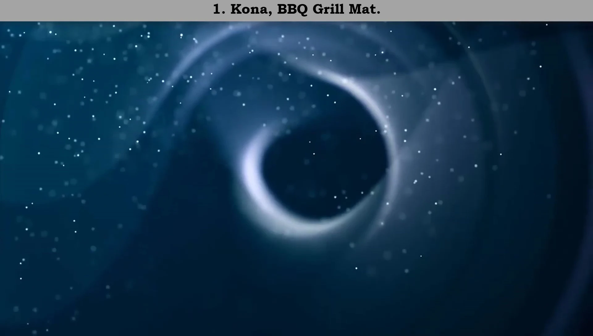 Kona BBQ Grill Mat showcasing the unique design.