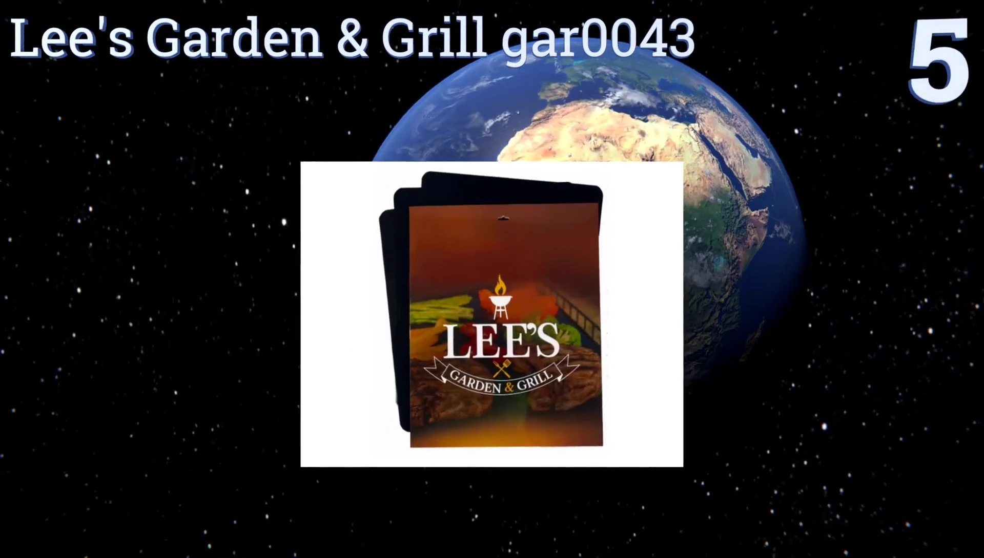 Le's Garden and Grill G0043 mats emphasizing their size and durability.