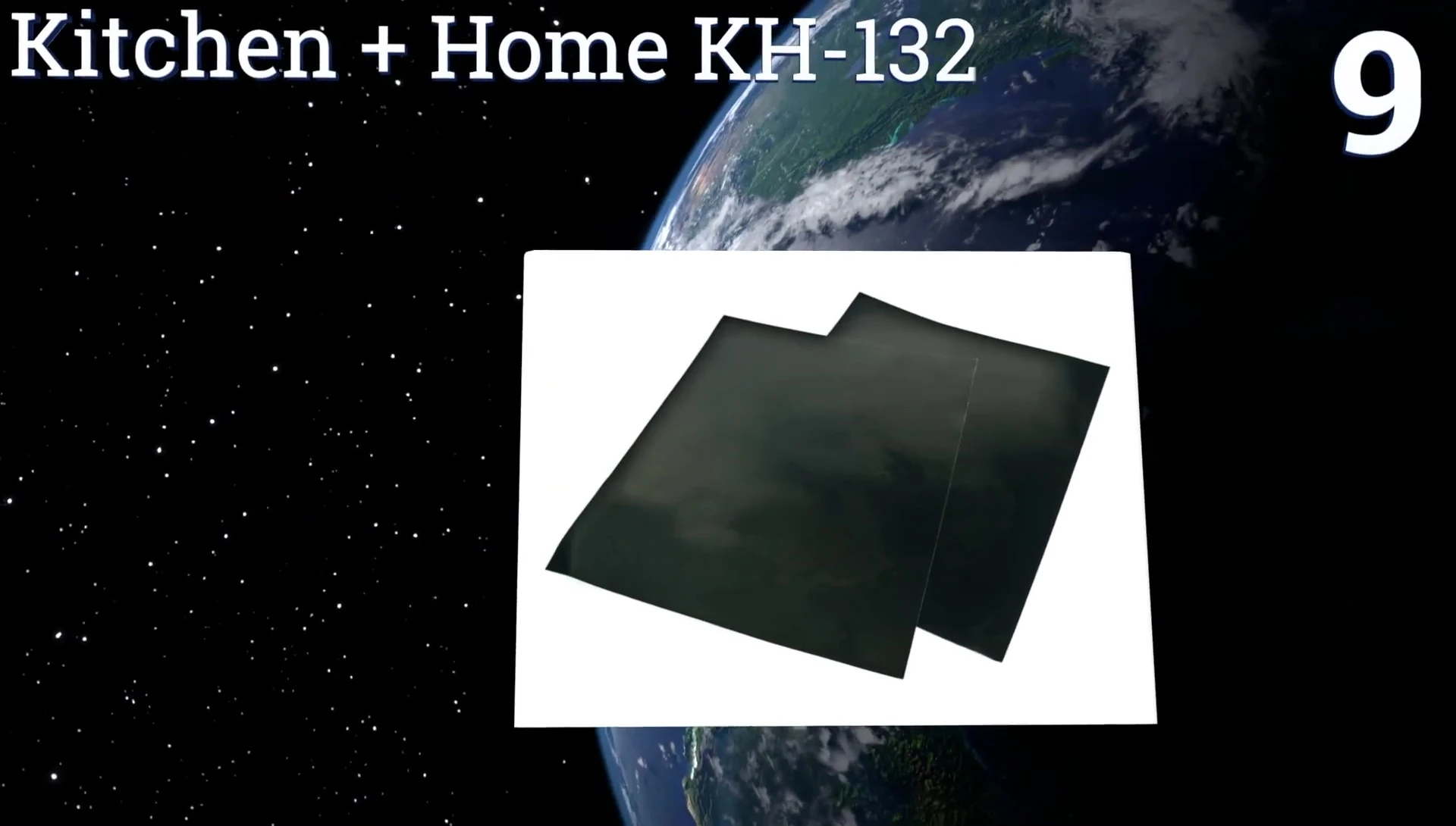 The Kitchen and Home K132 grill mat displayed on a public grill.
