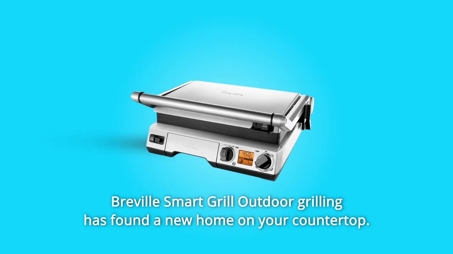 Overall shot of the Breville Smart Grill.
