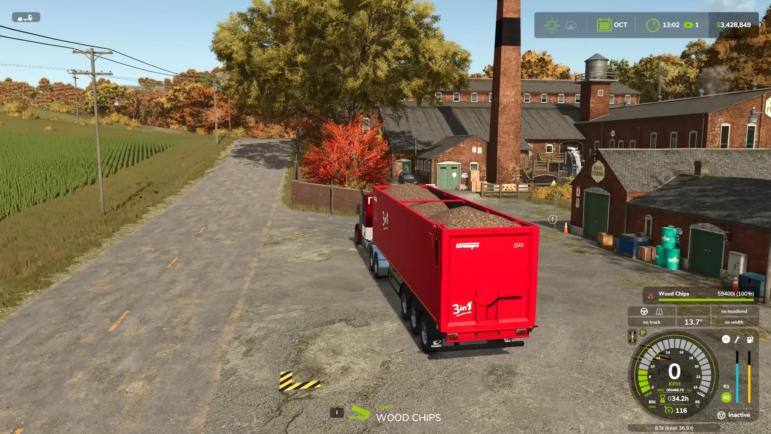 Another wide shot showcasing the diverse farm elements.