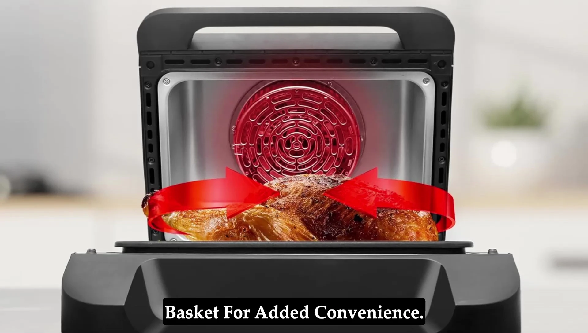 Image highlighting the dishwasher-safe basket