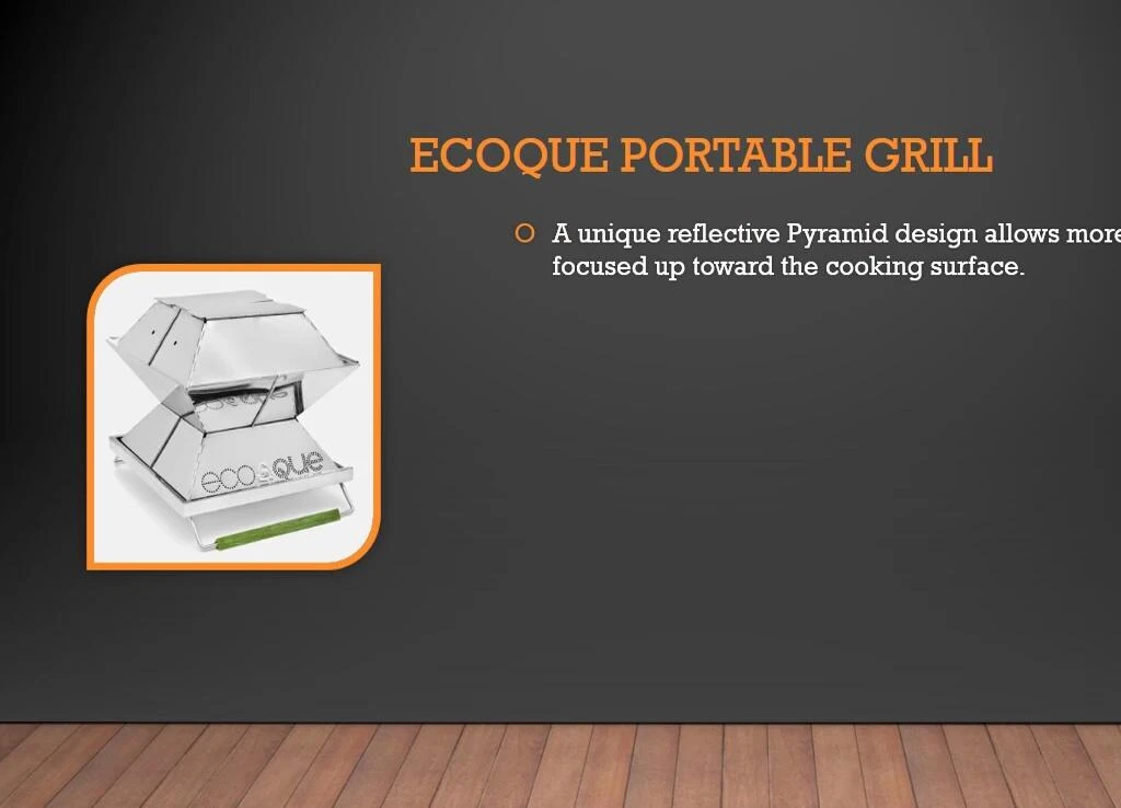 The unique reflective pyramid design